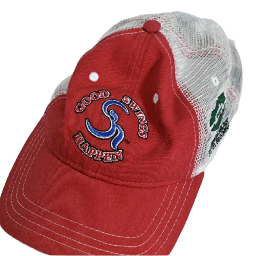 Pukka Red Golf "Good Swings Happen" Cap One Size